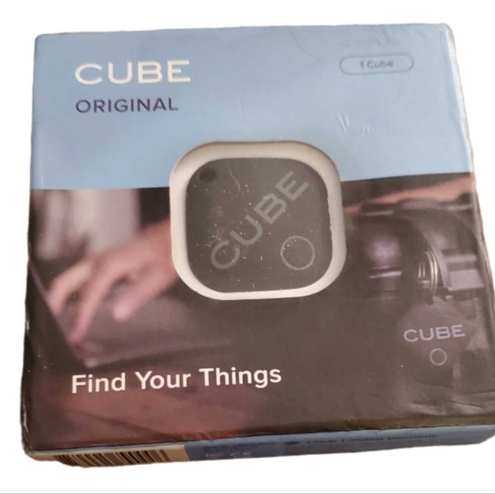 Cube Original Bluetooth Tracker Find Your Things Google Asst & Alexa Apple New